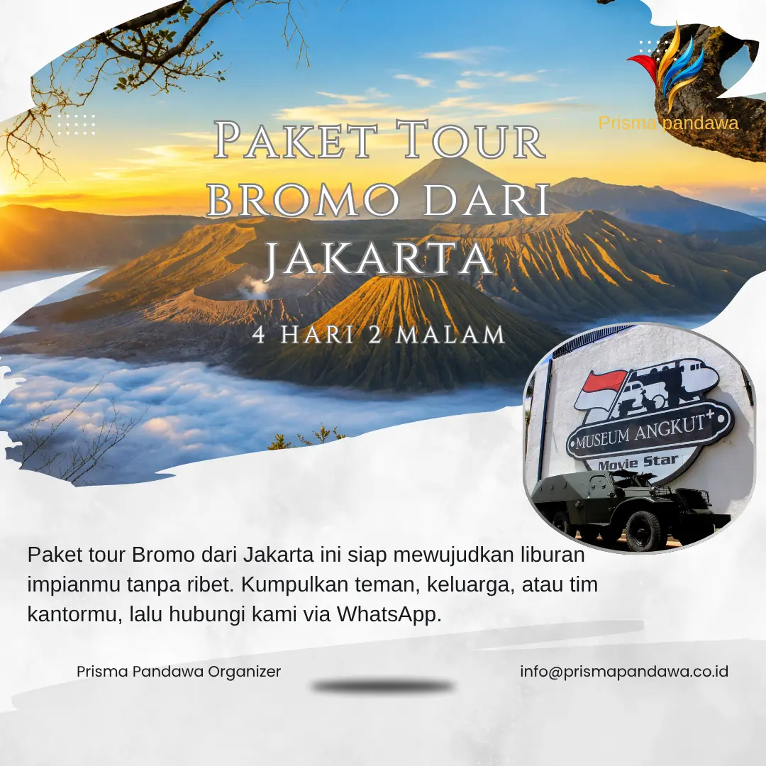 Paket tour bromo dari jakarta