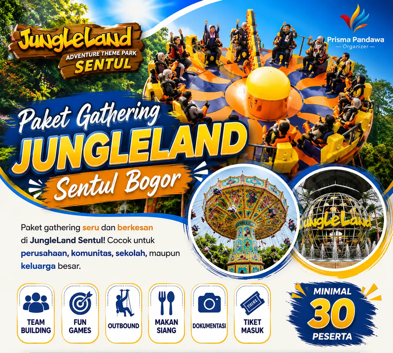 Paket family Gatehring JungleLand Sentul