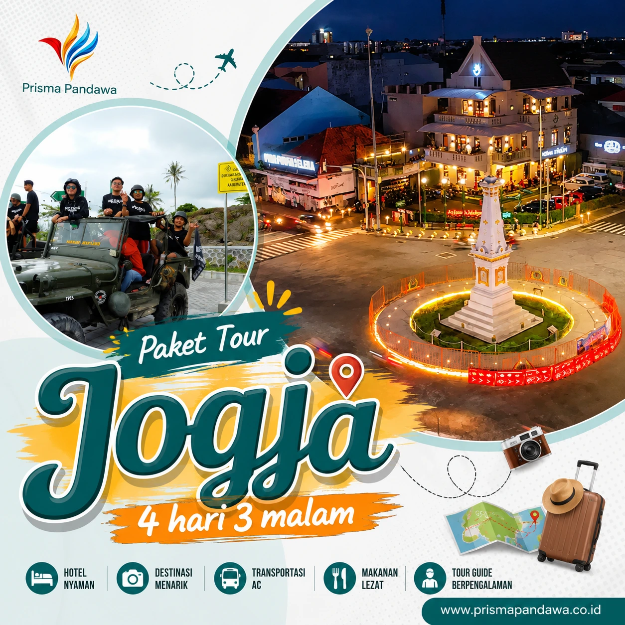 Paket tour jogja 4 hari 3 malam