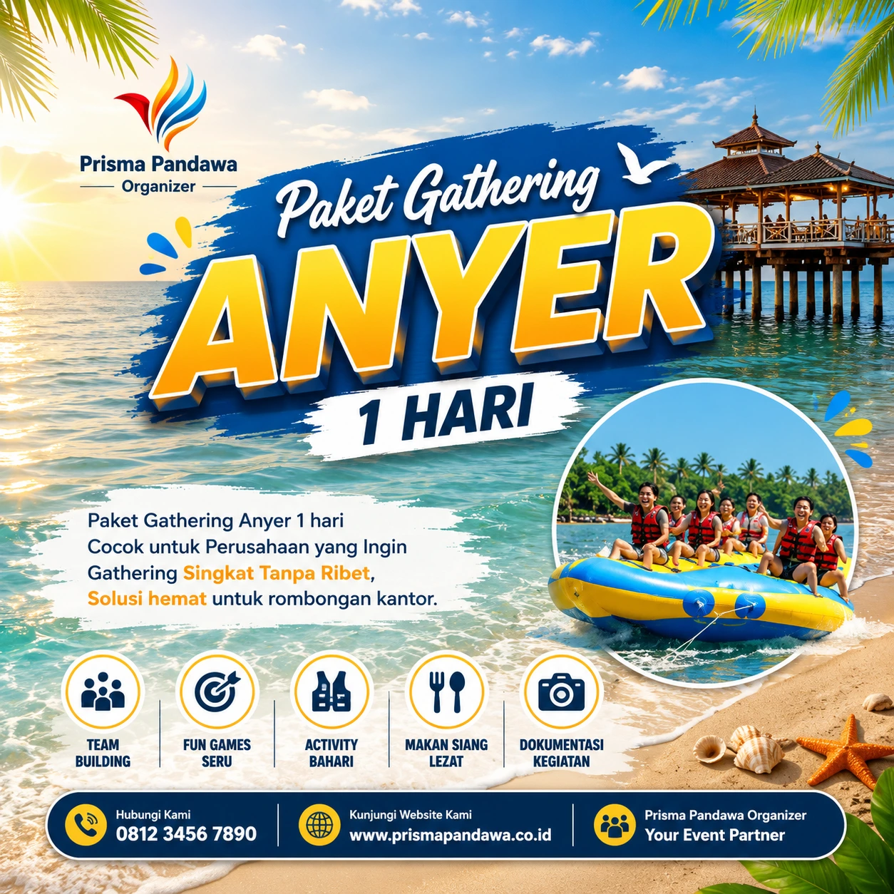Paket gathering anyer 1 hari
