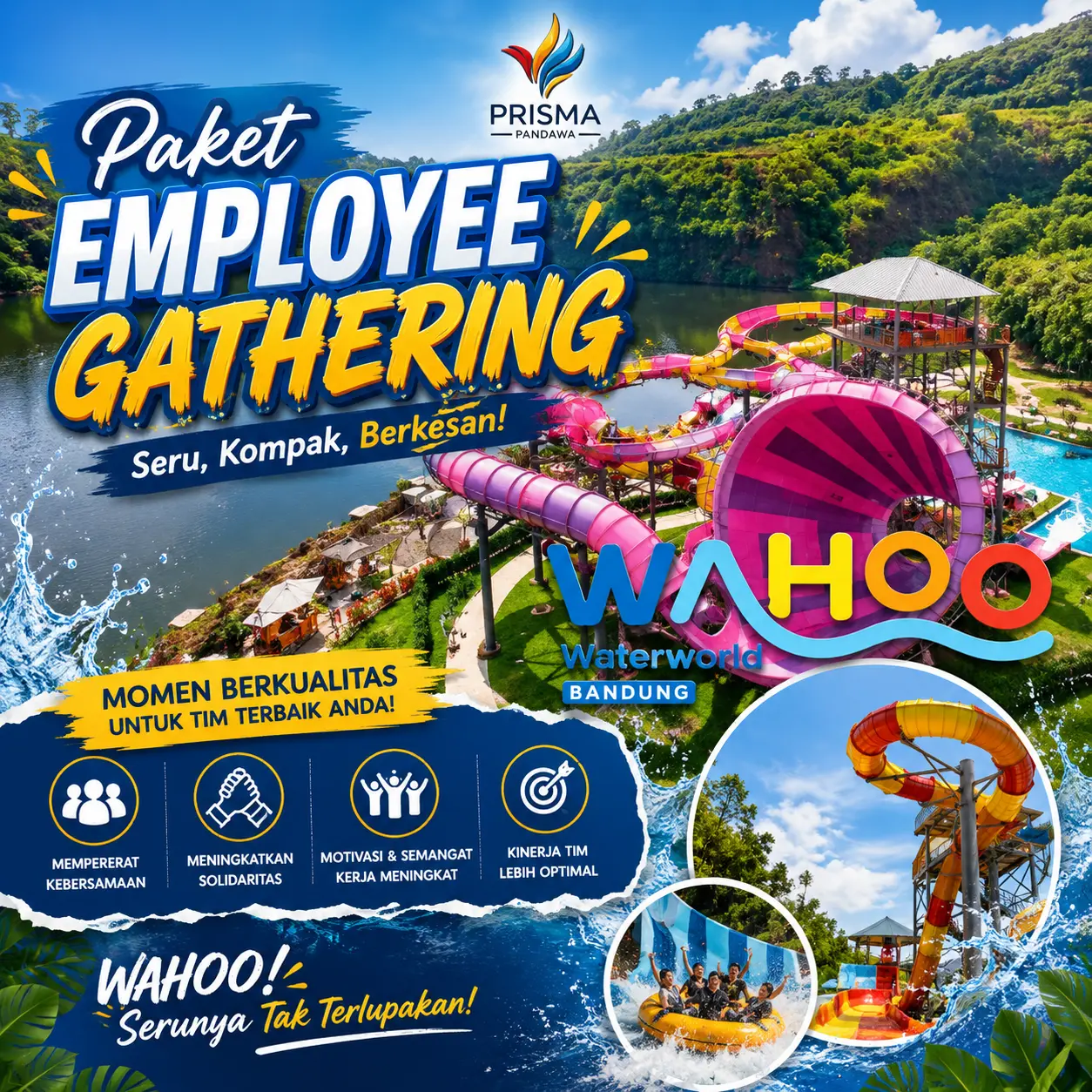 Paket Gathering Wahoo WaterWorld Bandung